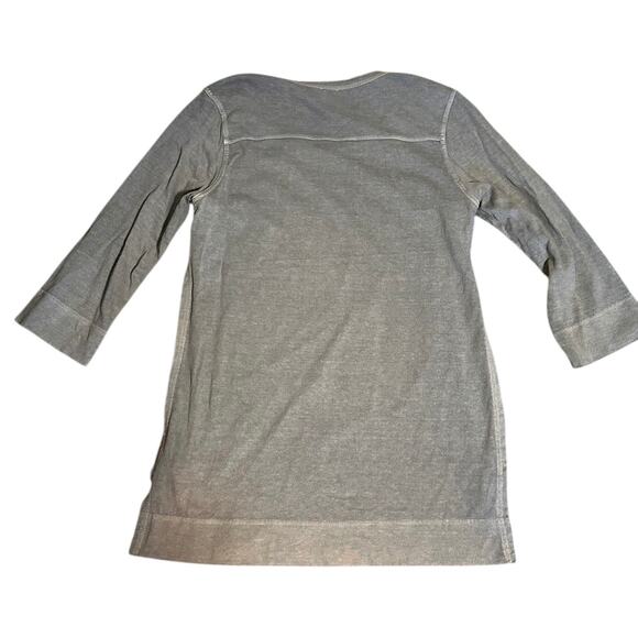 Poetry Hemp & Cotton Longline Tunic Top – Sage Green Size US 6 Coastal Lagenlook - Picture 3 of 7